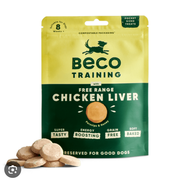 Beco training treats with free range chicken liver