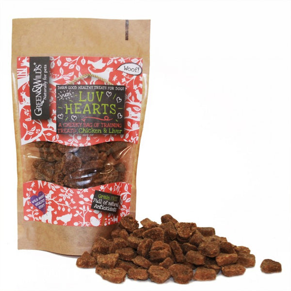 Luv Hearts Chicken & Liver Training Treats - The Norfolk Groomshed 